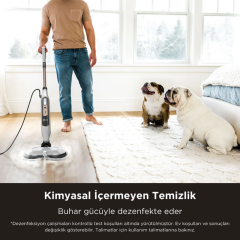 Shark Steam & Scrub Blaster Buhar Atımı Özellikli Otomatik Buharlı Paspas