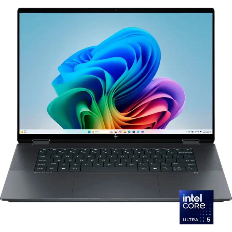 HP OmniBook X Flip 2-in-1 Copilot+ Intel Ultra 5 226V 16GB DDR5 512GB SSD 16'' 2K Dokunmatik Bilgisayar - Eclipse Gray