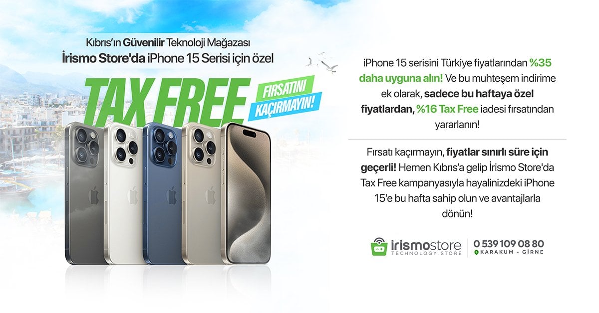 kktc tax free ve kıbrıs tax free
