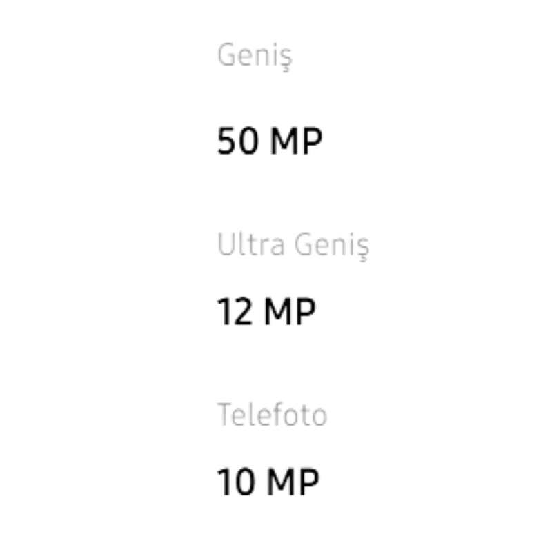 Galaxy S26 Gelişmiş 50 MP Kamera Sistemi