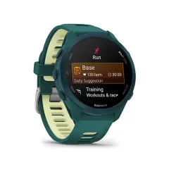 Garmin Forerunner 170 Music AMOLED GPS Koşu Saati Turkuaz Yeşili/Limon Sarısı Kayışlı