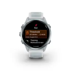 Garmin Forerunner 570  AMOLED GPS Koşu Saati - 42mm Beyaz/Bulut Mavisi