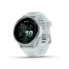 Garmin Forerunner 570  AMOLED GPS Koşu Saati - 42mm Beyaz/Bulut Mavisi