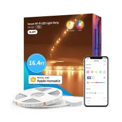 Meross Akıllı LED Şerit 5 Metre RGBW