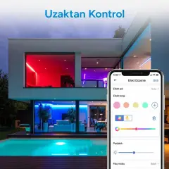 Meross Akıllı LED Şerit 5 Metre RGBW