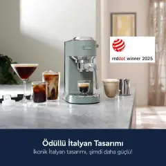 DeLonghi Dedica Duo Manuel Kahve Makinesi Yeşil