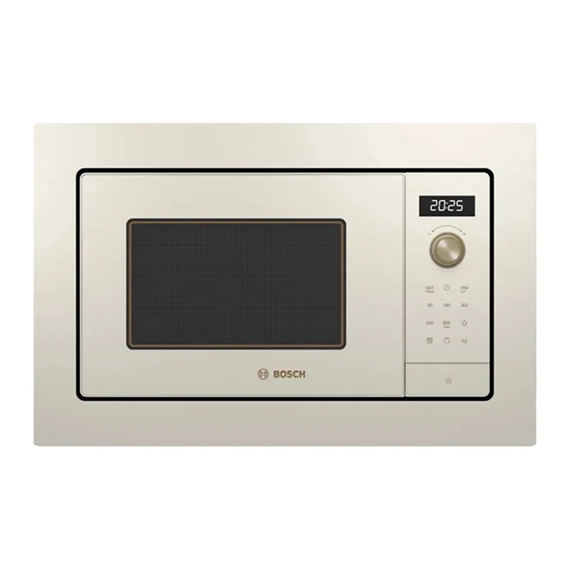 Bosch Serie 2 25 L İnci Beyazı Ankastre Mikrodalga Fırın