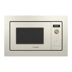 Bosch Serie 2 25 L İnci Beyazı Ankastre Mikrodalga Fırın