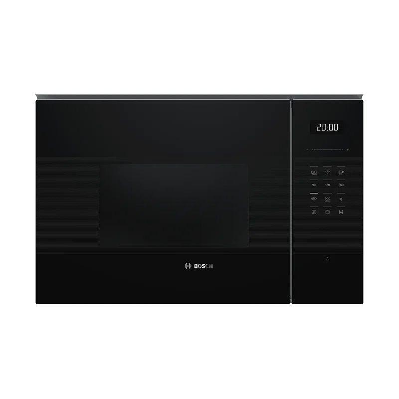 Bosch Serie 6 25 L Siyah Izgaralı Ankastre Mikrodalga Fırın