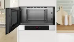 Bosch Serie 8 21 L Beyaz Ankastre Mikrodalga Fırın