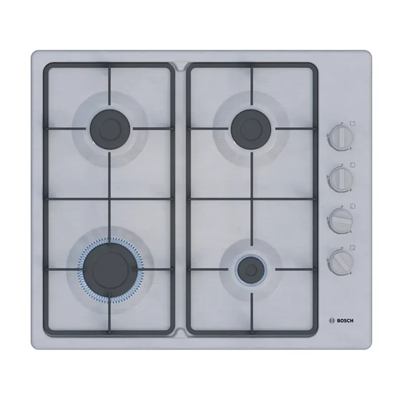 Bosch Serie 2 60 cm Inox Gazlı Ankastre Ocak