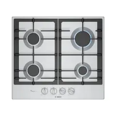 Bosch Serie 6 60 cm Inox Gazlı Ankastre Ocak