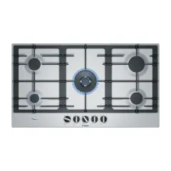 Bosch Serie 6 90 cm Inox Woklu Gazlı Ankastre Ocak