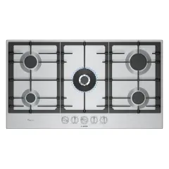 Bosch Serie 6 90 cm Inox Woklu Gazlı Ankastre Ocak