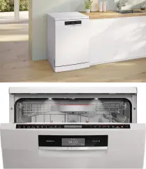 Bosch Serie 8 - 8 Programlı 60 cm Beyaz Solo Bulaşık Makinesi