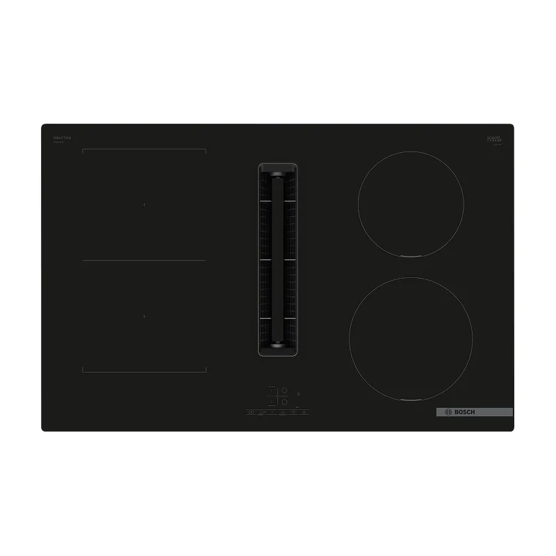 Bosch Serie 4 Davlumbaz Entegreli Ankastre Siyah Cam Ocak