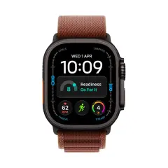 Apple Watch Ultra 4 Siyah Titanyum / Burgonya Trail Loop