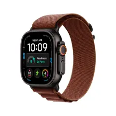 Apple Watch Ultra 4 Siyah Titanyum / Burgonya Trail Loop