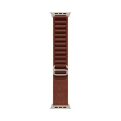 Apple Watch Ultra 4 Siyah Titanyum / Burgonya Trail Loop