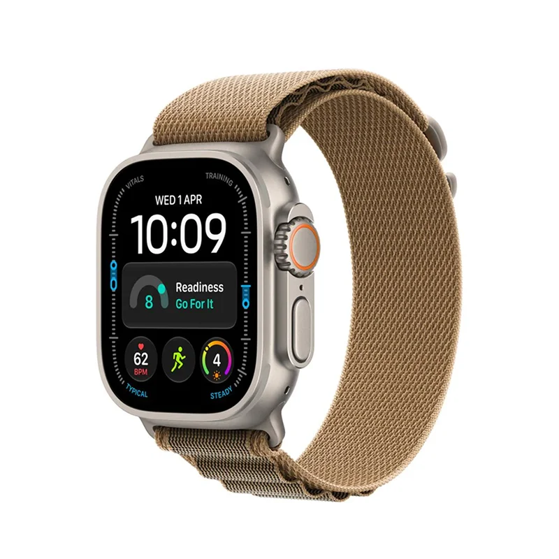 Apple Watch Ultra 4 Natural Titanyum / Desert Alpine Loop