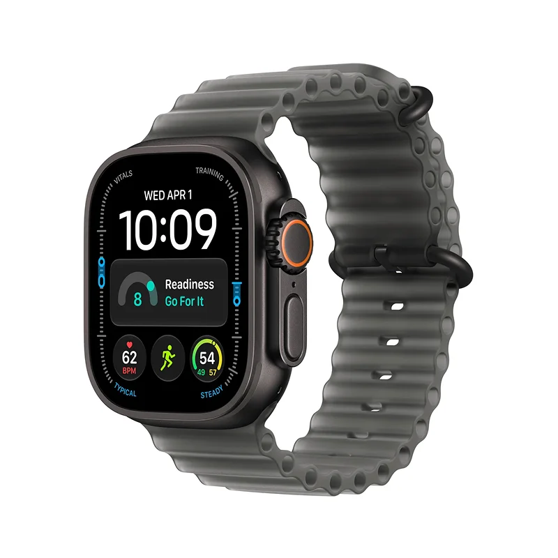 Apple Watch Ultra 4 Siyah Titanyum / Siyah Ocean Band