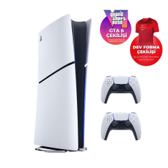PlayStation 5 Slim Digital Edition — комплект с 2 контроллерами DualSense