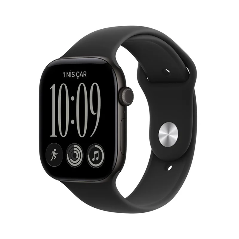 Apple Watch Series 12 GPS - 42mm Black - Sport Band Black