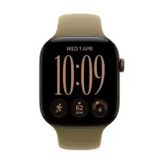 Apple Watch Series 12 GPS - 42mm Dark Bronze - Sport Band Olive