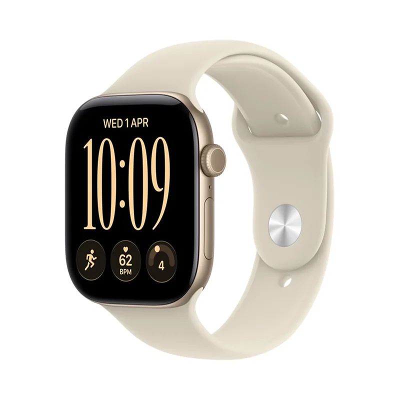 Apple Watch Series 12 GPS - 42mm Light Gold - Sport Band Sand