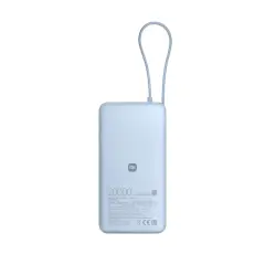 Xiaomi 67W 20000 mAh Entegre Kablolu Mavi Powerbank