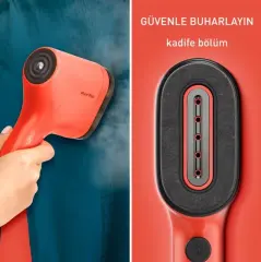 Tefal Pure Pop DT2022 Kırmızı Buharlı Dikey Ütü