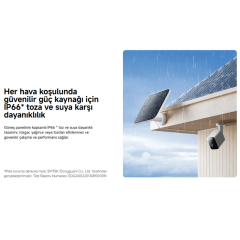 Xiaomi Outdoor Camera Güneş Paneli - BW Serisi Uyumlu (Solar Panel)