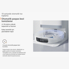 Xiaomi Robot Vacuum X20+ Akıllı Robot Süpürge