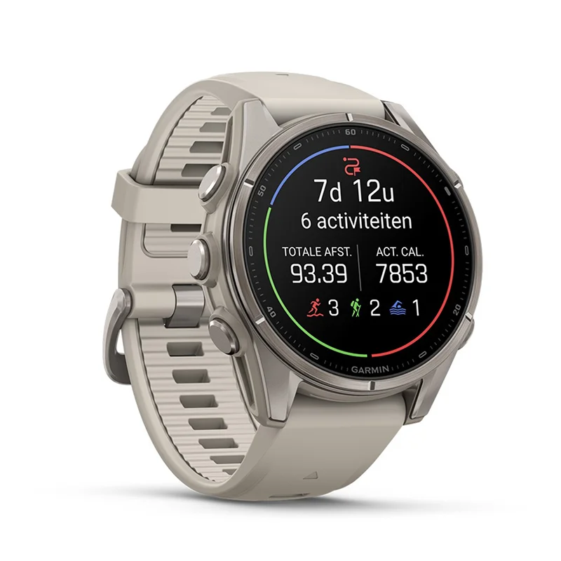 Garmin fēnix 9 43mm AMOLED Sapphire Titanyum Akıllı Saat