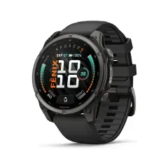 Garmin fēnix 9 47 mm AMOLED Sapphire Karbon Gri Titanyum Akıllı Saat