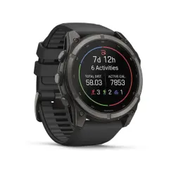 Garmin fēnix 9 51 mm AMOLED Sapphire Karbon Gri Titanyum Akıllı Saat