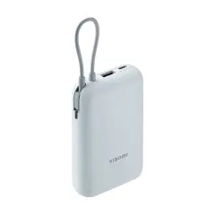 Xiaomi 10000mAh Powerbank  Entegre USB-C Kablolu - Buz Mavisi