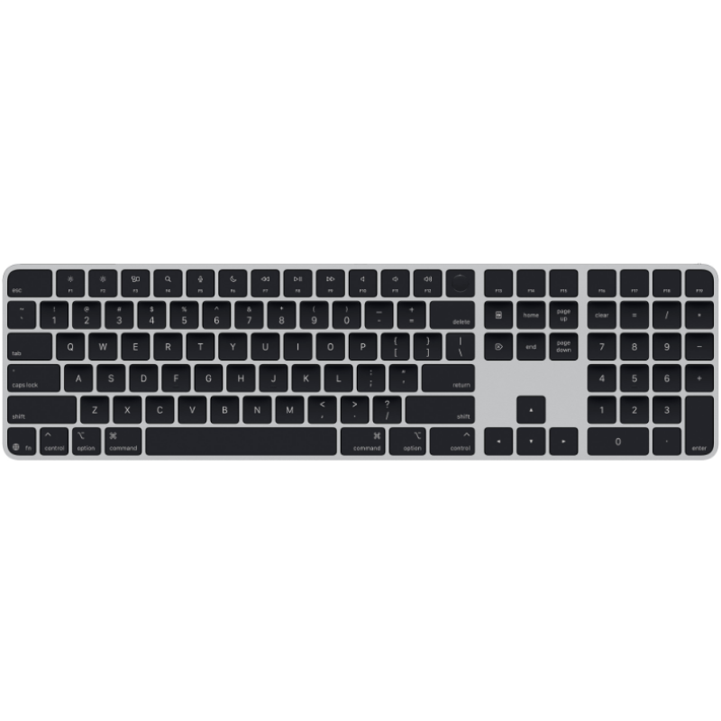 Magic Keyboard with Touch ID and Numeric Keypad (USB‑C) for Apple Mac models – Q layout