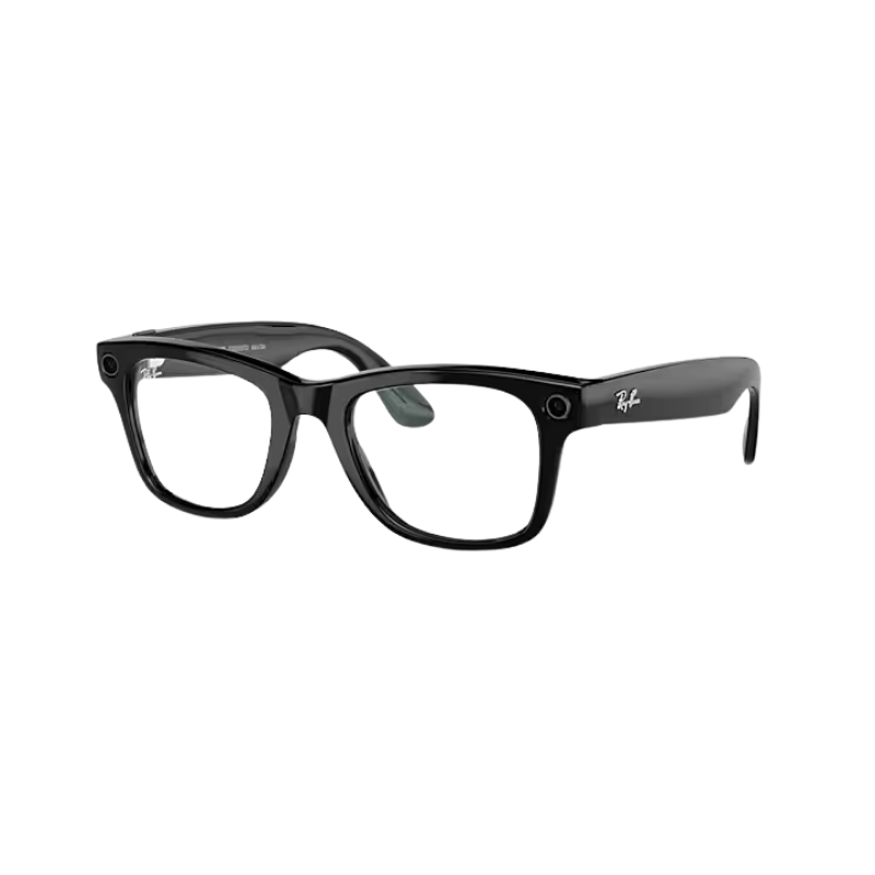 Ray-Ban Meta Wayfarer Parlak Siyah-Yeşil Akıllı Gözlük