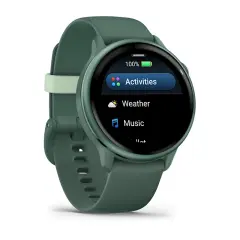 Garmin vívoactive® 6 Akıllı Saat Metalik Jasper Yeşili