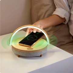 EZVALO Wireless Charging, Music and Desk Lamp