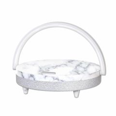 EZVALO Kablosuz Şarj, Müzik ve Masa Lambası Beyaz