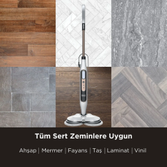 Shark Steam & Scrub Blaster Buhar Atımı Özellikli Otomatik Buharlı Paspas