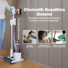 Shark Clean & Empty Аккумуляторный вертикальный пылесос с системой автоматической очистки контейнера