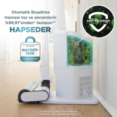 Shark Clean & Empty Auto-Empty Sistemli Şarjlı Dikey Süpürge