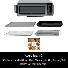 Ninja Foodi 8'i 1 Arada Katlanabilir Mini Fırın
