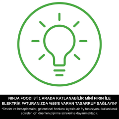 Ninja Foodi 8'i 1 Arada Katlanabilir Mini Fırın
