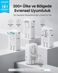 Anker Nano 5’i 1 Arada 20W Seyahat Şarj Adaptörü