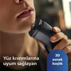 Philips X3021/00 3000X Serisi Islak ve Kuru Şarjlı Tıraş Makinesi