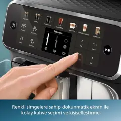 Philips  Espresso Machine EP4446/70 + Free Steam Iron